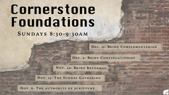 Cornerstone Foundations Series Thumbnail