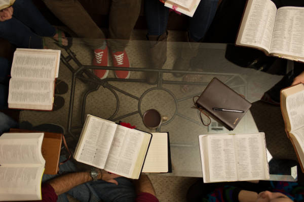 Bibles on Table